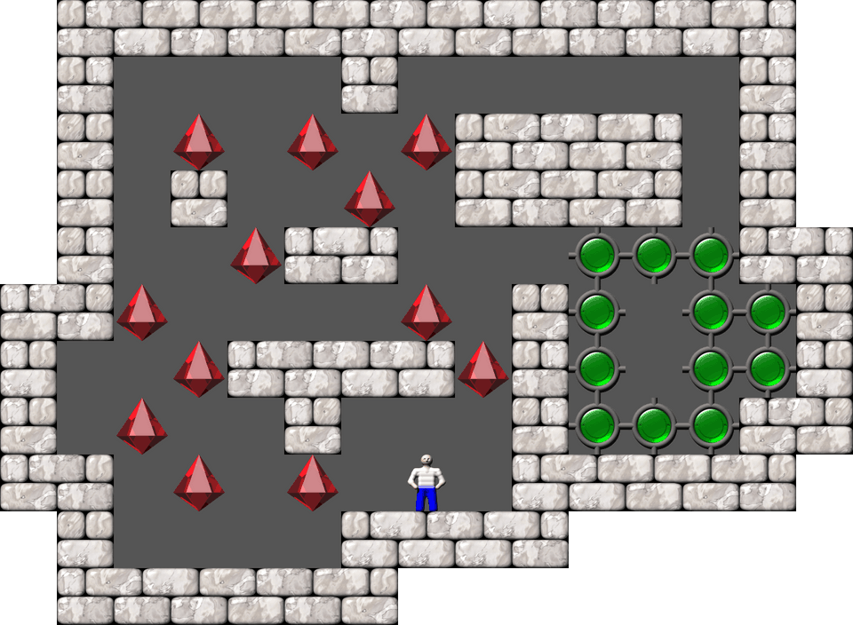 Sokoban Mass Remodel level 743